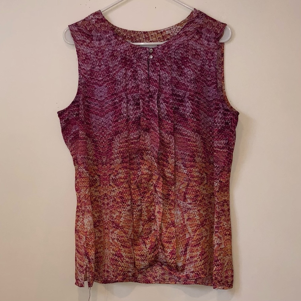 Liz Claiborne 💜💕 Ombré ❤️🧡 Tank Top